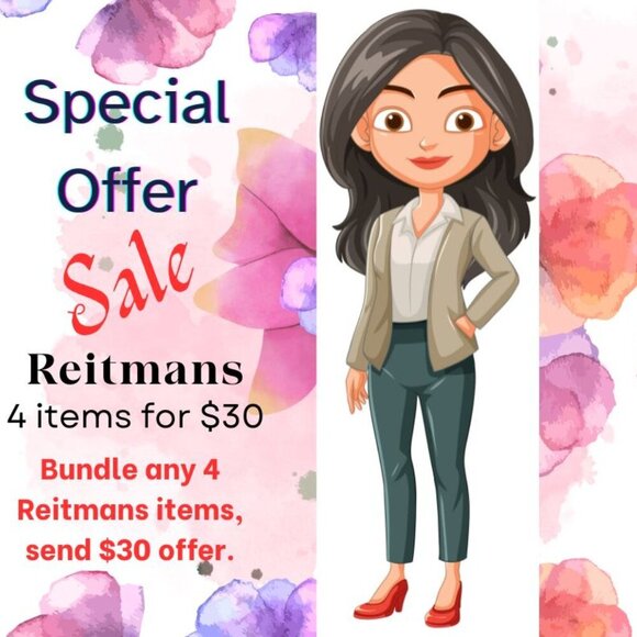 Reitmans pink partial sheer 3/4 length sleeved collared button feminine flowy - Picture 2 of 12